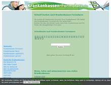Tablet Screenshot of krankenkassen-formulare.de